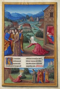 Les Très Riches Heures des Herzogs von Berry, Folio 164r - Die kanaanäische Frau von Unbekannt