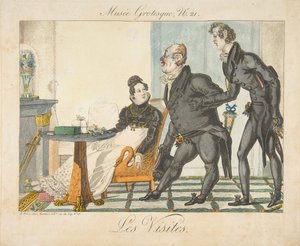 Les Visites, Musée Grotesque, Nr. 21 von Unbekannt