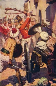Leutnant Pattinson in der Gegenwart von Karyguam, 1818, ca. 1912 von Unbekannt