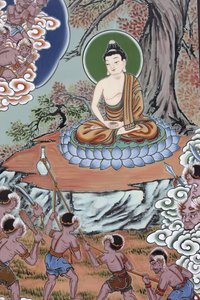 Leben des Buddha Versuchung und Erleuchtung, Seoul, Südkorea von Unbekannt