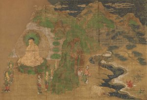 Leben des Buddha: Unterwerfung der Dämonen, frühes 15. Jahrhundert von Unbekannt