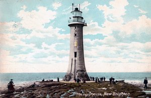 Leuchtturm in New Brighton, Wirral, Merseyside, 1904 von Unbekannt