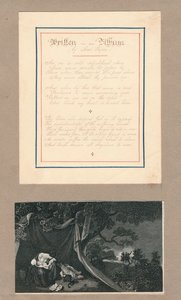 Zeilen in ein Album geschrieben, in Malta, ca. 1812