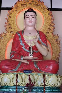 Linh An buddhistische Pagode, Medizin-Buddha (Bhaisajyaguru) Statue, Dalat, Vietnam