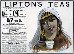 Liptons Tees Werbung, 1893 von Unbekannt