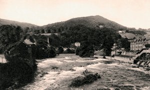 Llangollen, Denbighshire, Wales, frühes 20. Jahrhundert