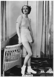 Lois Wilde, amerikanische Schauspielerin, um 1938 von Unbekannt