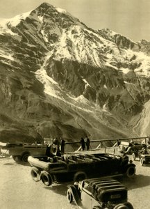 Aussichtspunkt am Hochmais auf der Großglockner-Alpenstraße, Österreich, um 1935 von Unbekannt