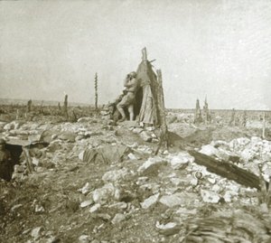 Aussichtsposten, Fort Vaux, Nordfrankreich, ca. 1914-ca. 1918 von Unbekannt