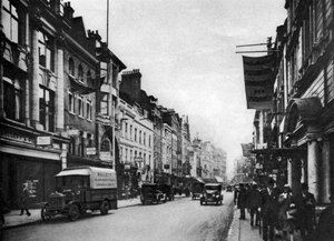 Blick nach Süden in der New Bond Street, London, 1926-1927