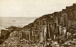 Lord Antrims Salon, Giants Causeway, spätes 19. - frühes 20. Jahrhundert