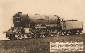 Lord Nelson, Southern Railway, um 1930 von Unbekannt