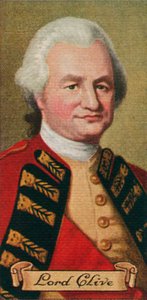Lord Robert Clive, aus einer Serie von Zigarettenkarten, 1935 von Unbekannt