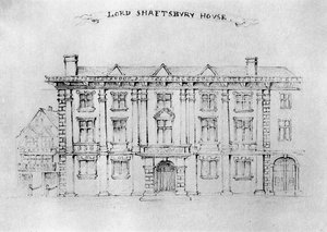 Lord Shaftbury House, Aldersgate Street, 1908 von Unbekannt