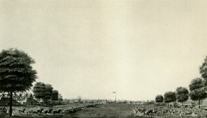Lord Wellesley überprüft die Leibgarde in Ballygunje, um 1770, um 19250 von Unbekannt