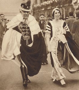 Lord und Lady Armstrong, 12. Mai 1937