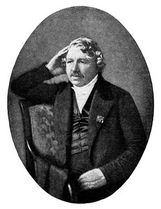 Louis Daguerre 1787-1851, französischer Fotograf von Unbekannt