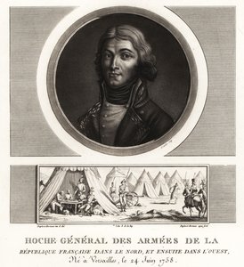 Louis Lazare Hoche, Revolutionsgeneral der Armeen der Französischen Republik, 1797 in Wetzlar gestorben von Unbekannt