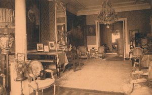 Louis-XVI-Zimmer in der kubanischen Botschaft in Brüssel, Belgien, 1927 von Unbekannt