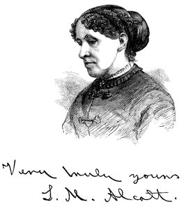 Louisa May Alcott 1832-1888, amerikanische Schriftstellerin, 1875