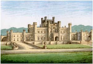Lowther Castle, Westmorland, Heim des Earl of Lonsdale, ca. 1880