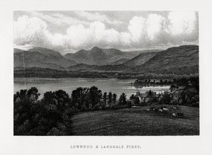 Lowwood und Langdale Pikes, Lake District, Cumbria, 1896 von Unbekannt