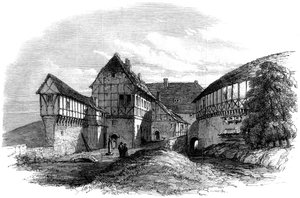 Luthers Haus auf der Wartburg, Eisenach, Deutschland, 1862