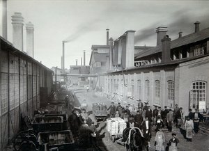 Lysva Eisenhütte, Russland, 1900er Jahre von Unbekannt