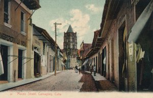 Maceo-Straße, Camagüey, Kuba von Unbekannt