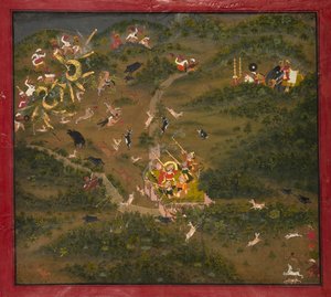 Maharaja Jagat Singh auf der Jagd