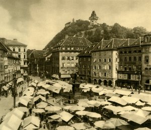 Hauptplatz, Graz, Steiermark, Österreich, ca. 1935 von Unbekannt