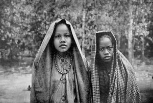 Malaiische Mädchen, Sumatra, Indonesien