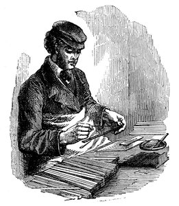 Bleistiftherstellung, 1872