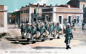 Marschkapelle, Französische Fremdenlegion, um 1910 von Unbekannt