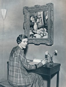 Marie Ney in ihrer Wohnung, um 1934 von Unbekannt