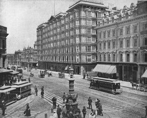 Market Street, San Francisco, Kalifornien, USA, um 1900
