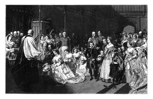 Hochzeit der Prinzessin Royal und Kaiser Friedrich III., 25. Januar 1858, ca. 1888 von Unbekannt