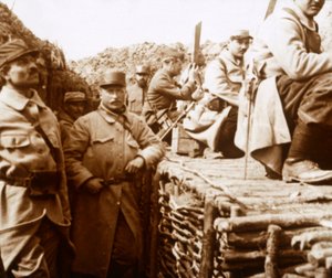 Marteau-Schützengräben, Carency, Nordfrankreich von Unbekannt
