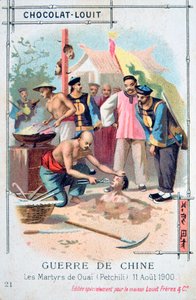Märtyrertod in Ouai Petchili, China, Boxeraufstand, 11. August 1900