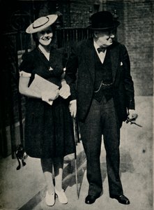 Mary Churchill und ihr Vater, ca. 1945