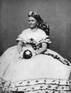 Mary Todd Lincoln, Ehefrau von Präsident Abraham Lincoln, ca. 1860er Jahre, 1908 von Unbekannt