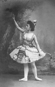 Matilda Kschessinska als Prinzessin Aspicia im Ballett Die Tochter des Pharaos