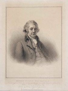 Matthew Boulton, englischer Ingenieur und Industrieller, ca. 1801