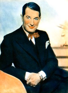 Maurice Chevalier, französischer Schauspieler und beliebter Entertainer, 1934-1935