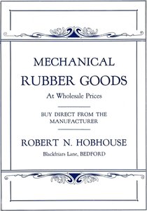 Mechanical Rubber Goods - Robert N. Hobhouse Werbung, 1916 von Unbekannt
