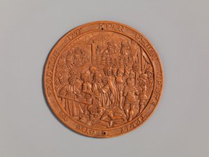 Medaille mit dem Verrat an Jesus von Unbekannt