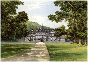 Meer Hall, bei Droitwich, Worcestershire, Heim der Familie Bearcroft, ca. 1880 von Unbekannt
