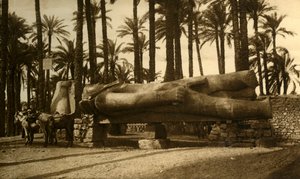 Memphis - Die kolossale Statue von Ramses II., um 1918-1939