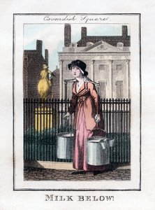 Milch unten!, Cavendish Square, London, 1805