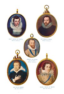 Miniaturen der elisabethanischen Zeit, Victoria and Albert Museum, um 1580-1610, 1903 von Unbekannt